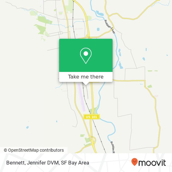 Mapa de Bennett, Jennifer DVM