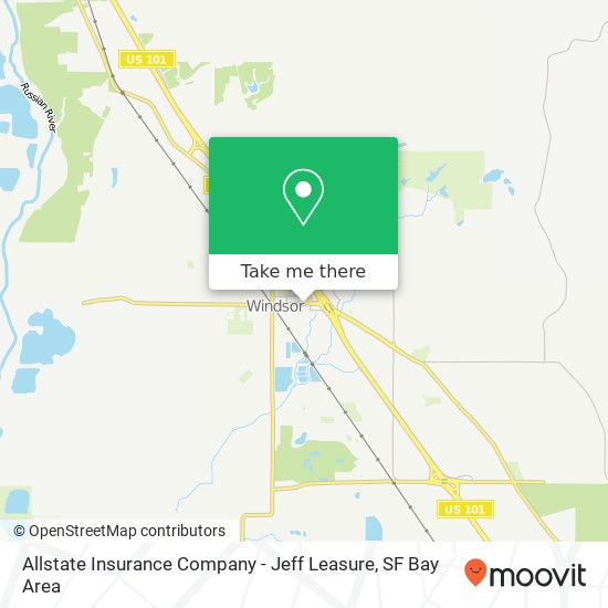 Allstate Insurance Company - Jeff Leasure map