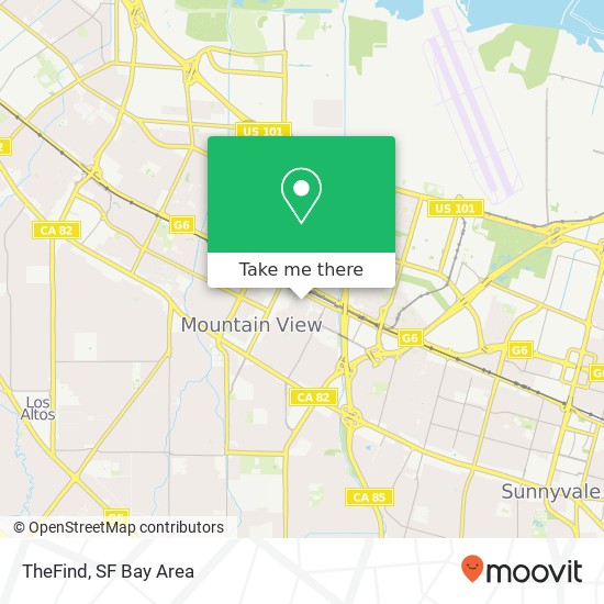 TheFind map