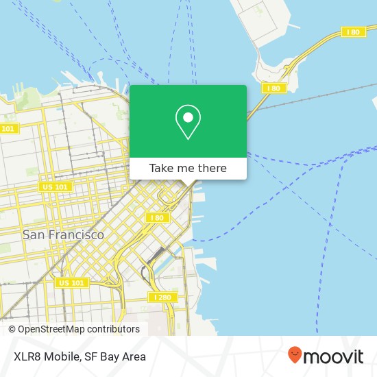 XLR8 Mobile map