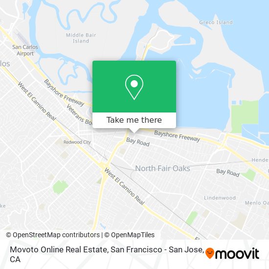 Mapa de Movoto Online Real Estate