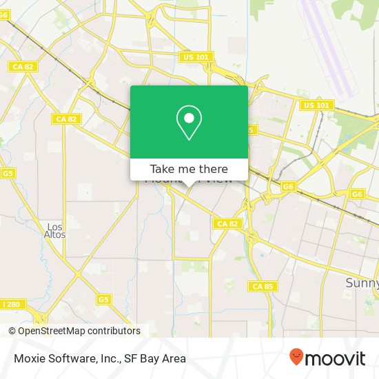 Mapa de Moxie Software, Inc.