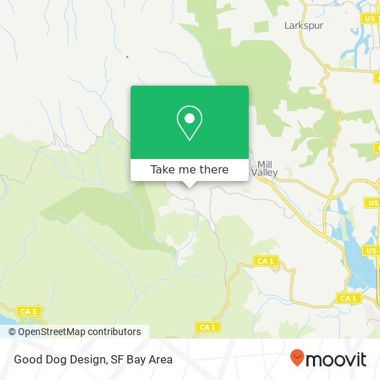 Good Dog Design map