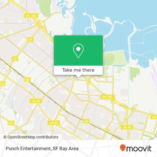 Punch Entertainment map