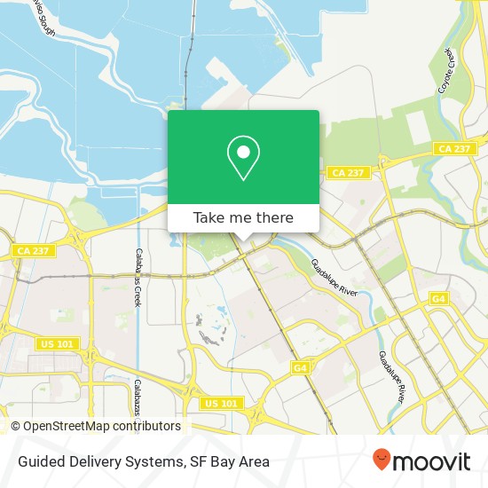 Mapa de Guided Delivery Systems