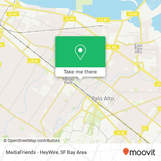 Mapa de MediaFriends - HeyWire