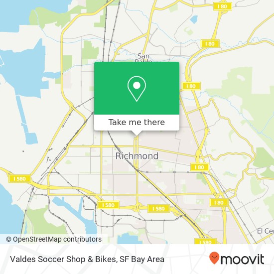 Valdes Soccer Shop & Bikes map