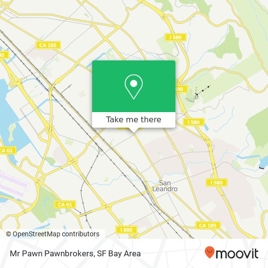 Mr Pawn Pawnbrokers map