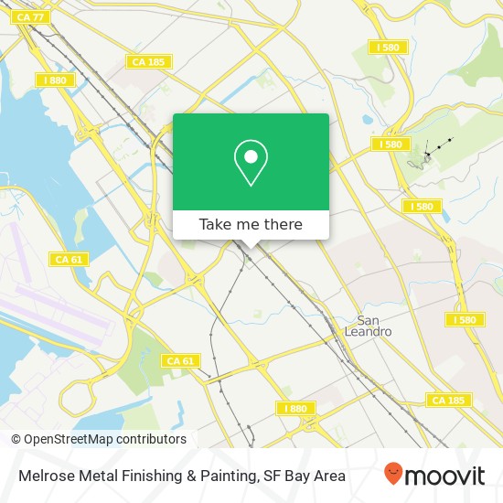 Melrose Metal Finishing & Painting map