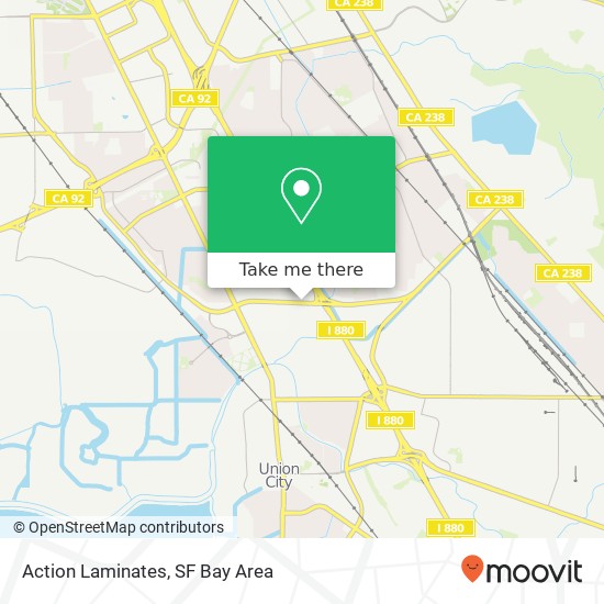 Mapa de Action Laminates