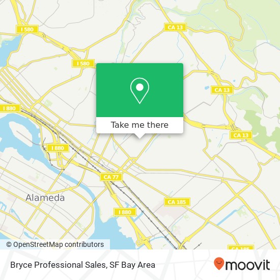 Mapa de Bryce Professional Sales