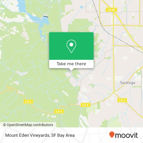 Mapa de Mount Eden Vineyards