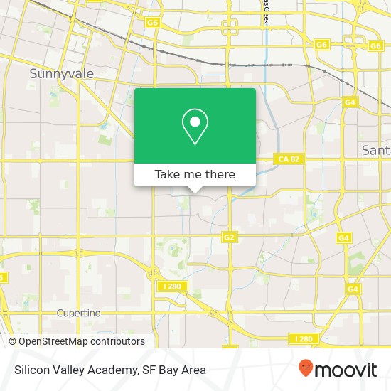 Mapa de Silicon Valley Academy