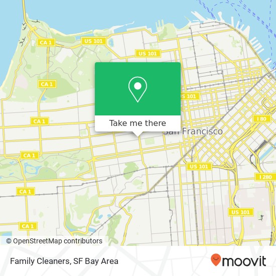 Family Cleaners map