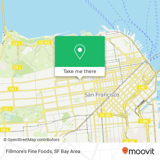 Mapa de Fillmore's Fine Foods
