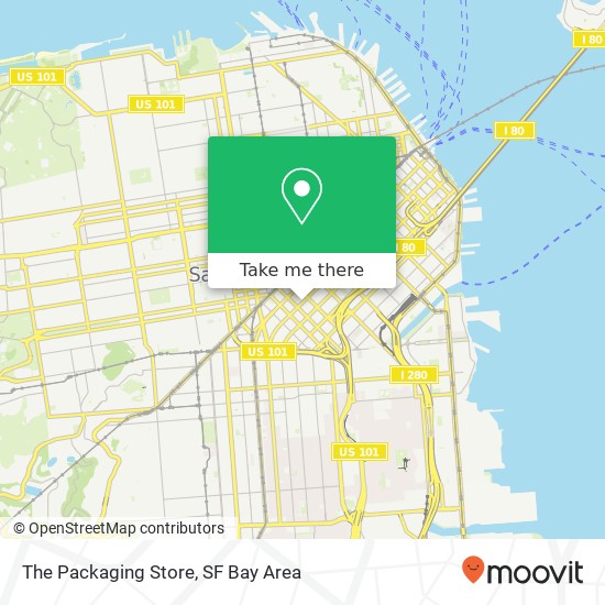 The Packaging Store map