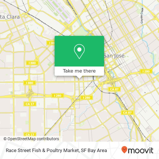 Mapa de Race Street Fish & Poultry Market