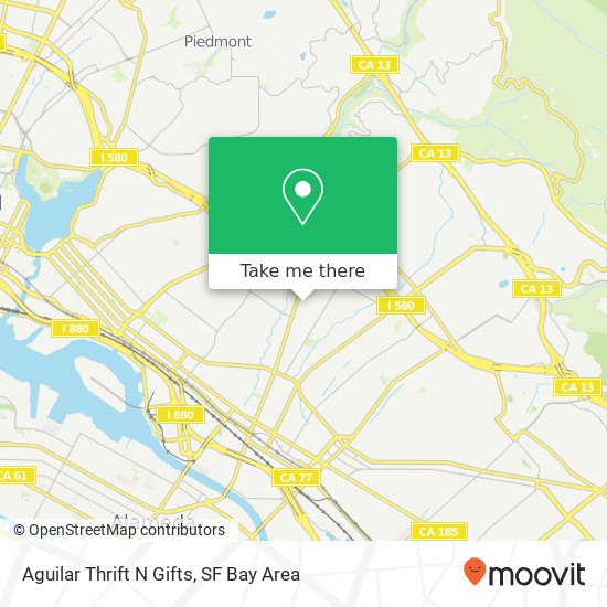 Aguilar Thrift N Gifts map