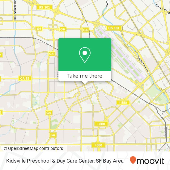 Mapa de Kidsville Preschool & Day Care Center