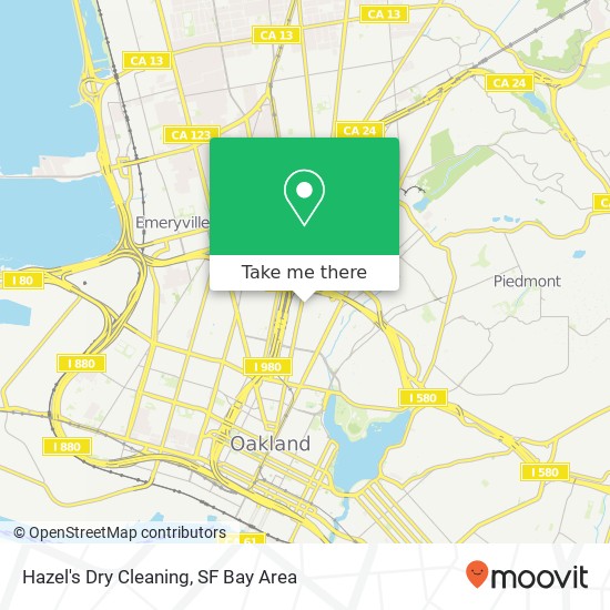Hazel's Dry Cleaning map