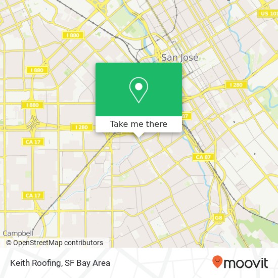 Keith Roofing map