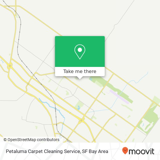 Petaluma Carpet Cleaning Service map