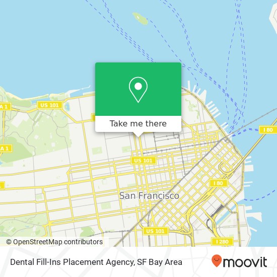 Dental Fill-Ins Placement Agency map