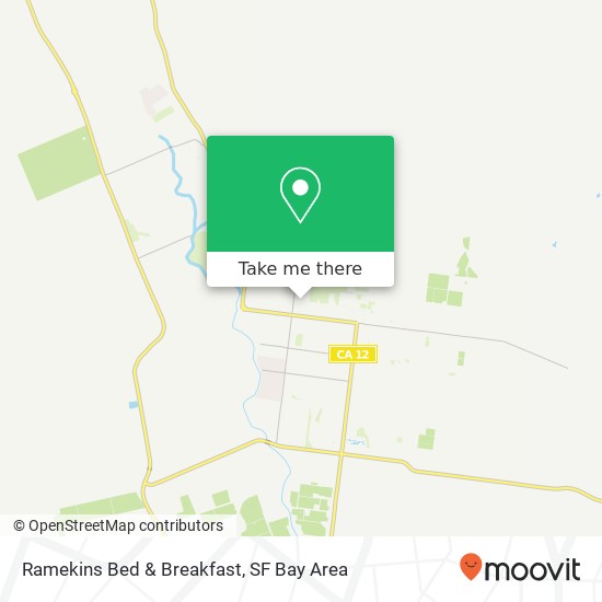 Mapa de Ramekins Bed & Breakfast