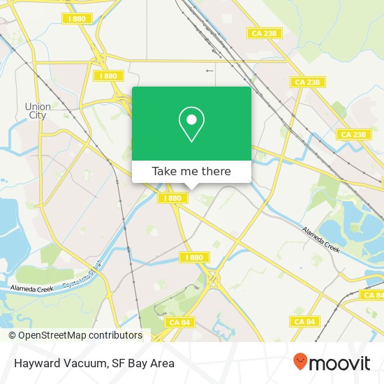 Hayward Vacuum map