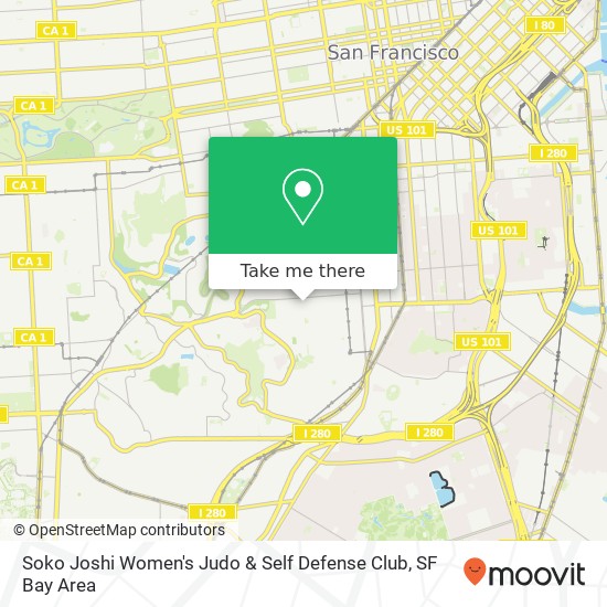 Mapa de Soko Joshi Women's Judo & Self Defense Club