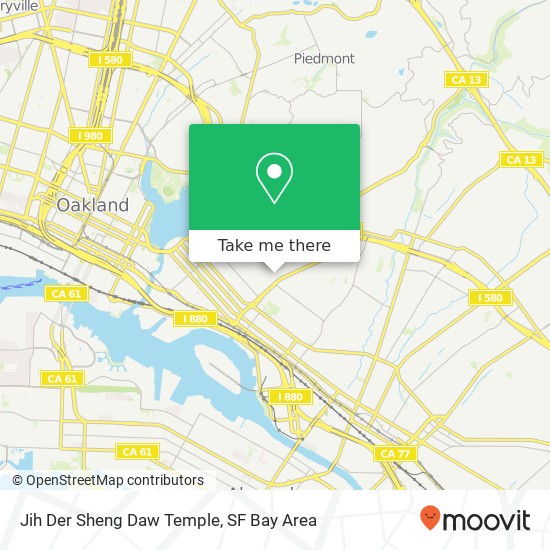Jih Der Sheng Daw Temple map