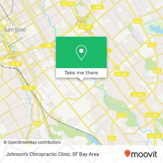 Johnson's Chiropractic Clinic map