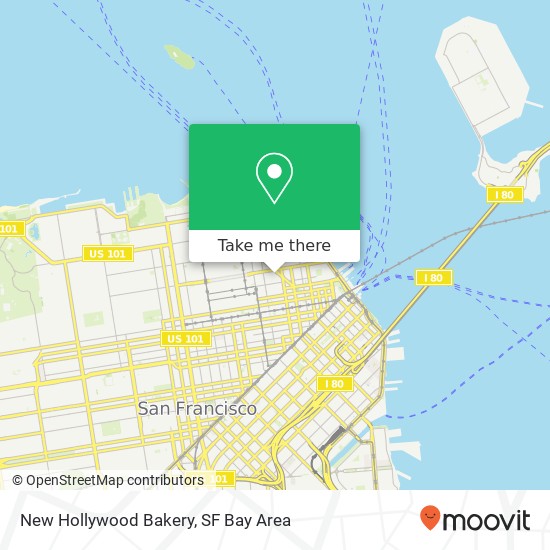 New Hollywood Bakery map
