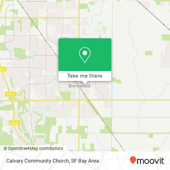 Calvary Community Church map