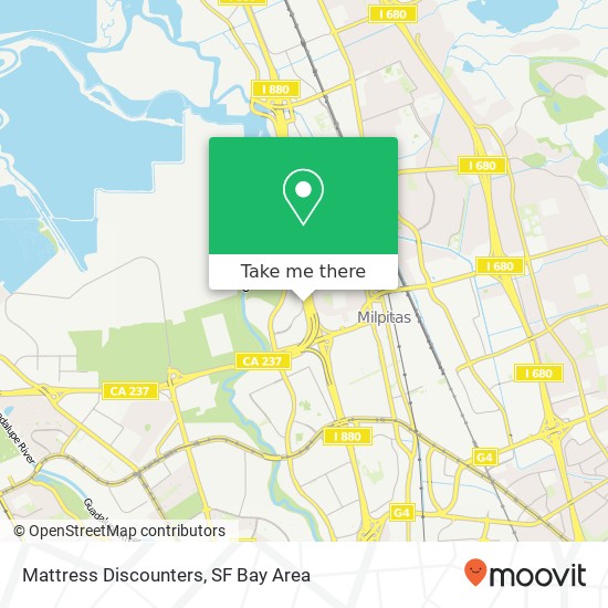 Mattress Discounters map