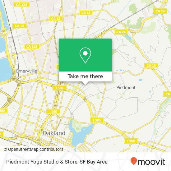 Mapa de Piedmont Yoga Studio & Store