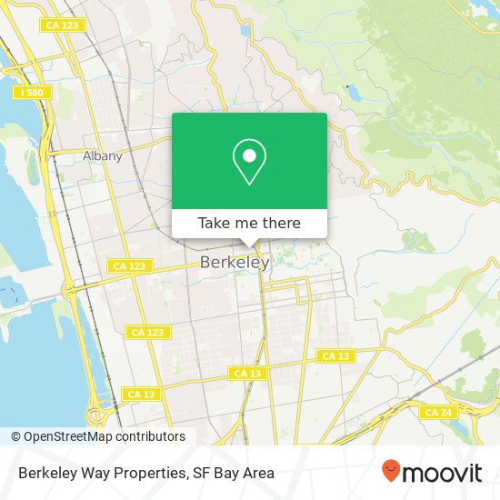 Berkeley Way Properties map