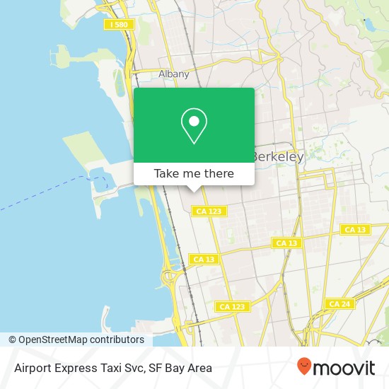 Airport Express Taxi Svc map