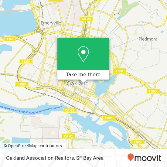 Mapa de Oakland Association-Realtors