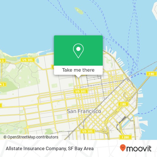 Allstate Insurance Company map