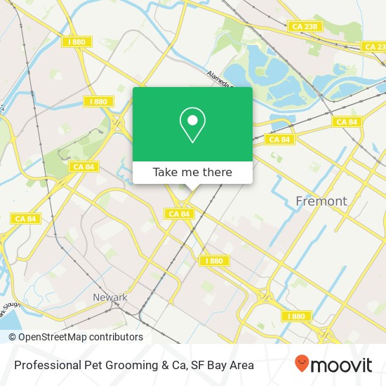 Mapa de Professional Pet Grooming & Ca