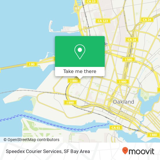 Mapa de Speedex Courier Services