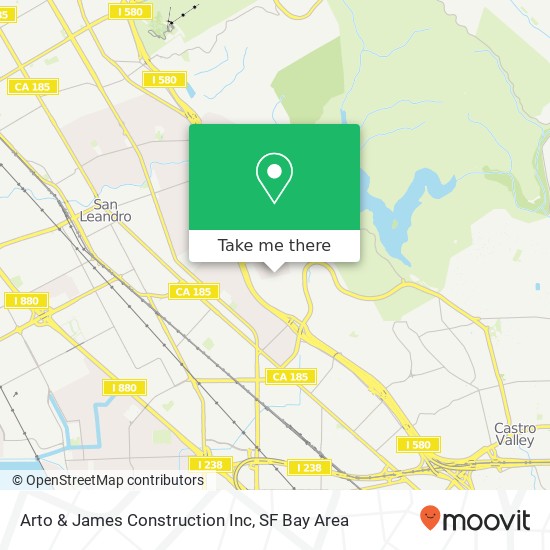 Arto & James Construction Inc map