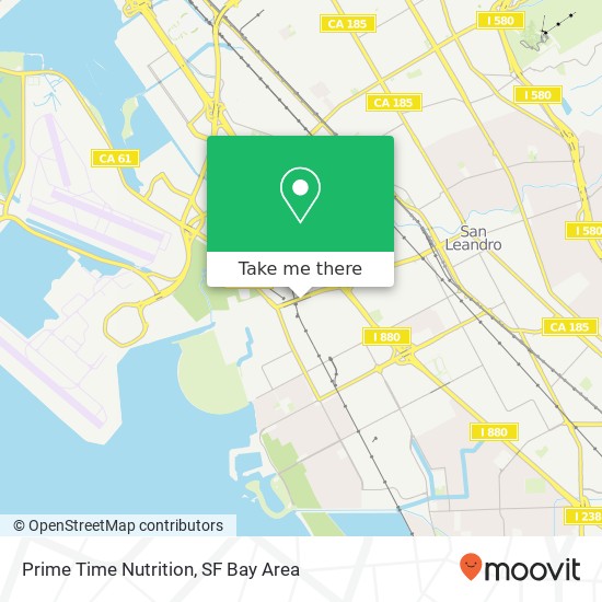 Mapa de Prime Time Nutrition