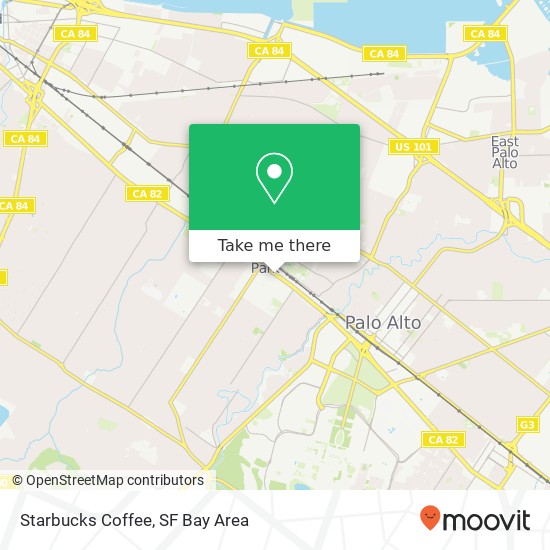 Mapa de Starbucks Coffee