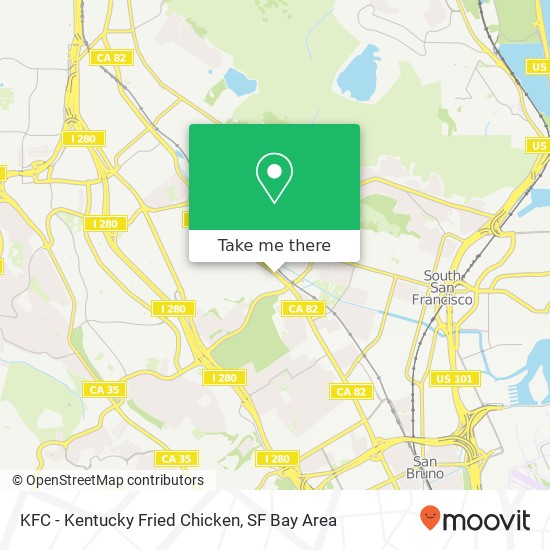 Mapa de KFC - Kentucky Fried Chicken