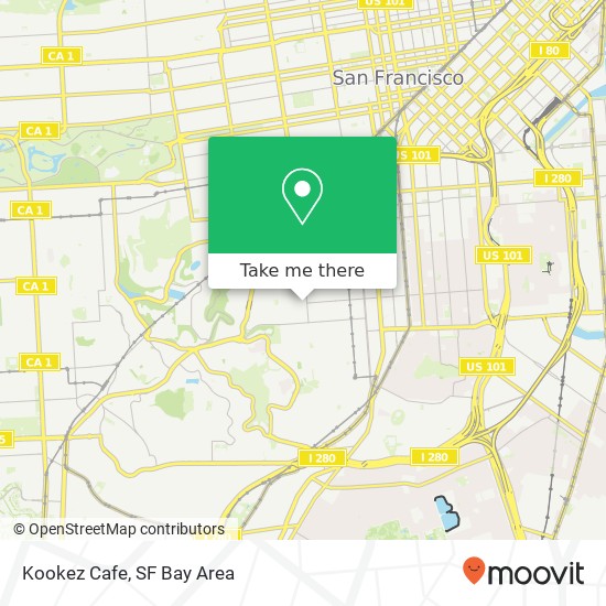 Kookez Cafe map