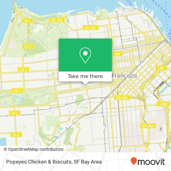 Popeyes Chicken & Biscuits map