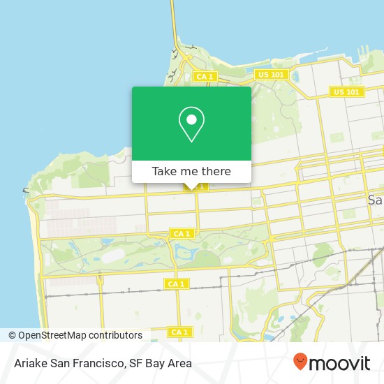 Ariake San Francisco map