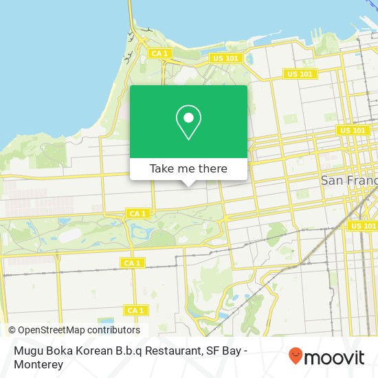 Mapa de Mugu Boka Korean B.b.q Restaurant